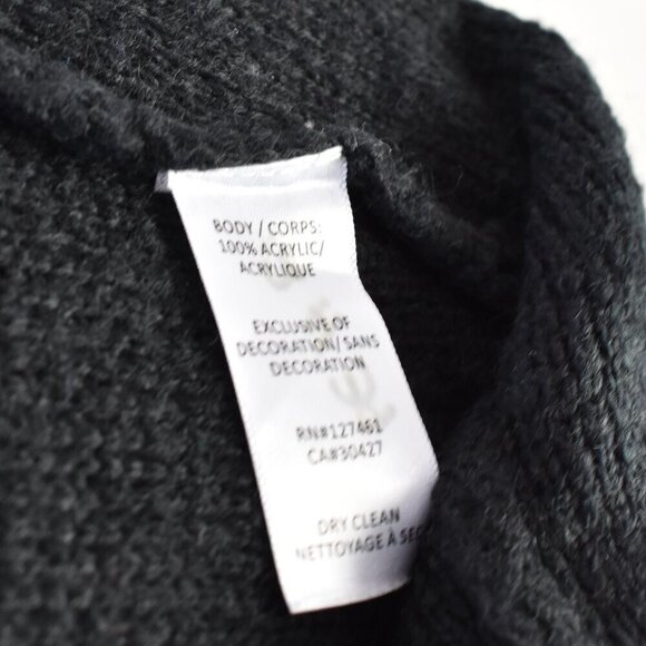 Wildfox White Label Oversize Cardigan Sweater Black - XS - Picture 9 of 9